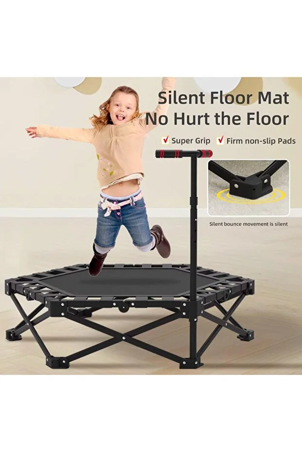 Leyaton Tutmalı KATLANIR Step Trambolin 106 Cm Yetişkin -Çocuk